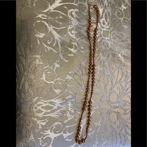 Isaac Mizrahi graduated faux pearl long necklace
